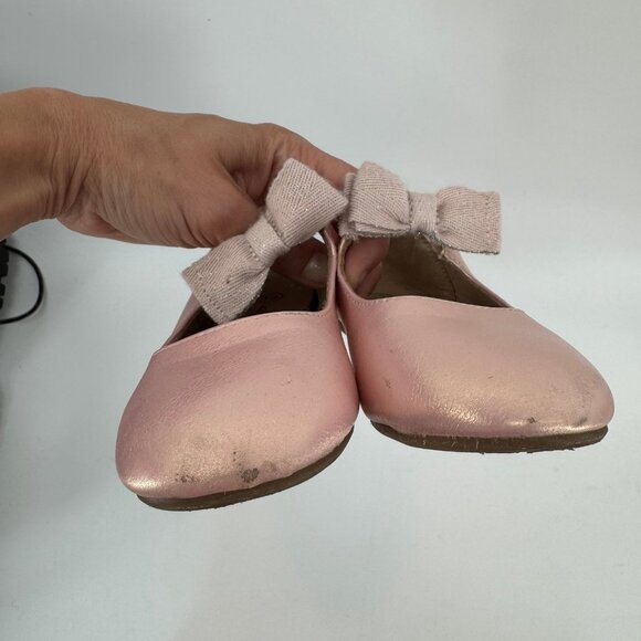 Cat & Jack Girls Pink Ballet Flats Size 12 - Picture 3 of 4